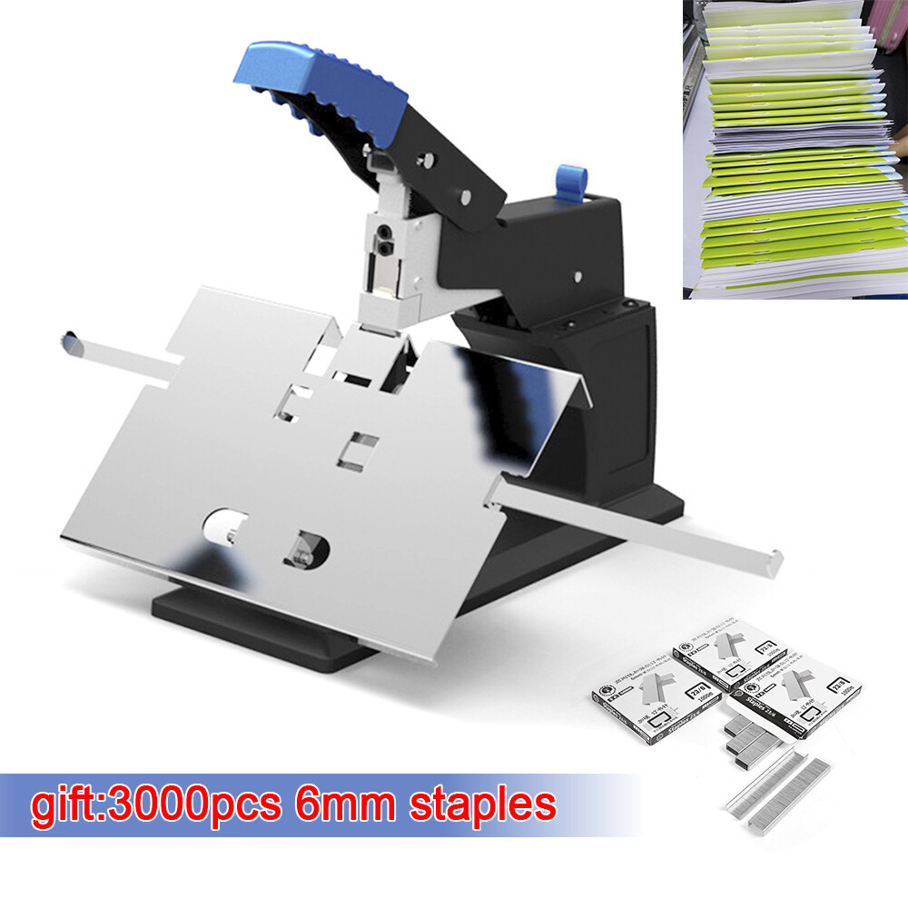 A3 Manual Flat Saddle Stitching Dual Stapler Binder Book Binding Machine 6.5mm