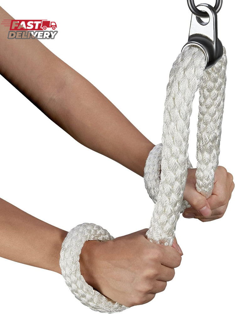 HPYGN Tricep Rope, Press down Cable Machine Attachment Set, LAT Pulldown Attachm