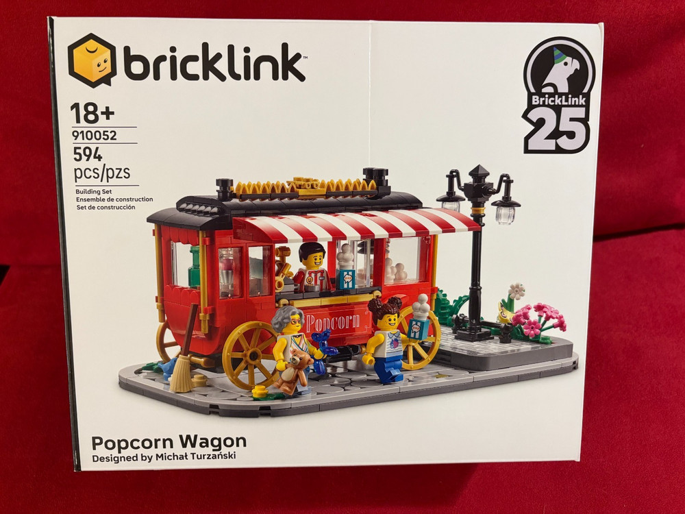 LEGO Bricklink Designer Program Series 5 - Set #910052 - Popcorn Wagon - NIB