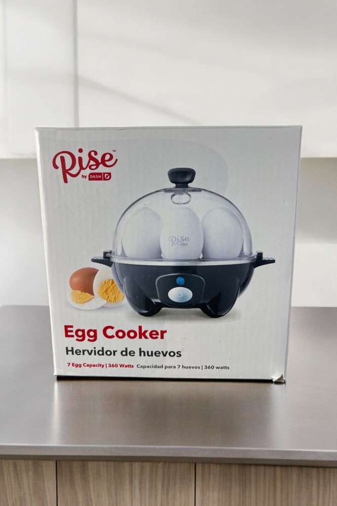 Rise by Dash Black Egg Cooker