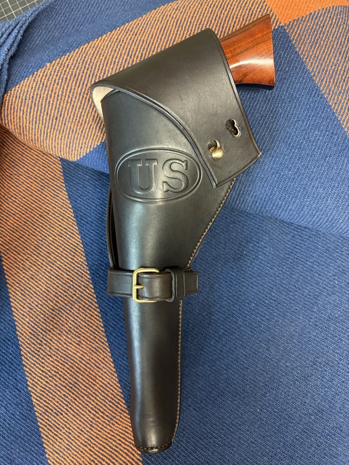 1881 Holster for Colt + S&W with Forsyth, Ordnance/Troop Saddler modification