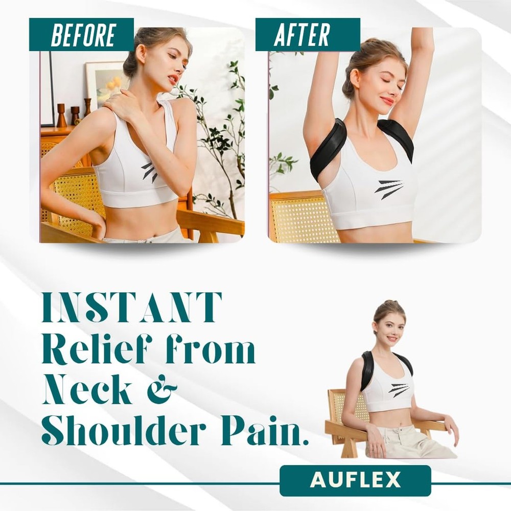 Posture Corrector for Men & Women – Back Brace Posture Corrector & Upper B