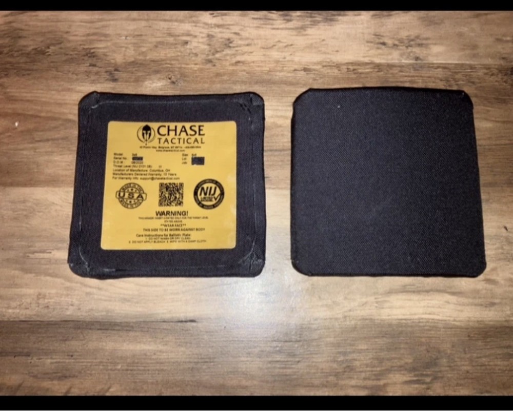 Highcom 3S9 Level III++ 6x6 Strike Face Side SAPI Ballistic Body Armor Plates