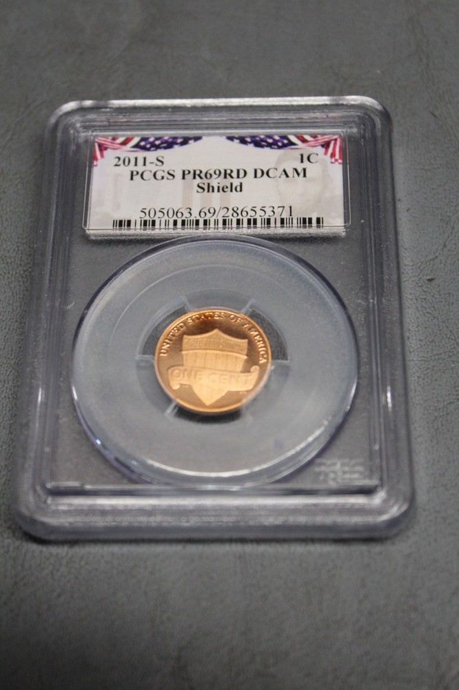 2011 S Lincoln Shield Cent PR 69 RD DCAM PCGS Penny Proof