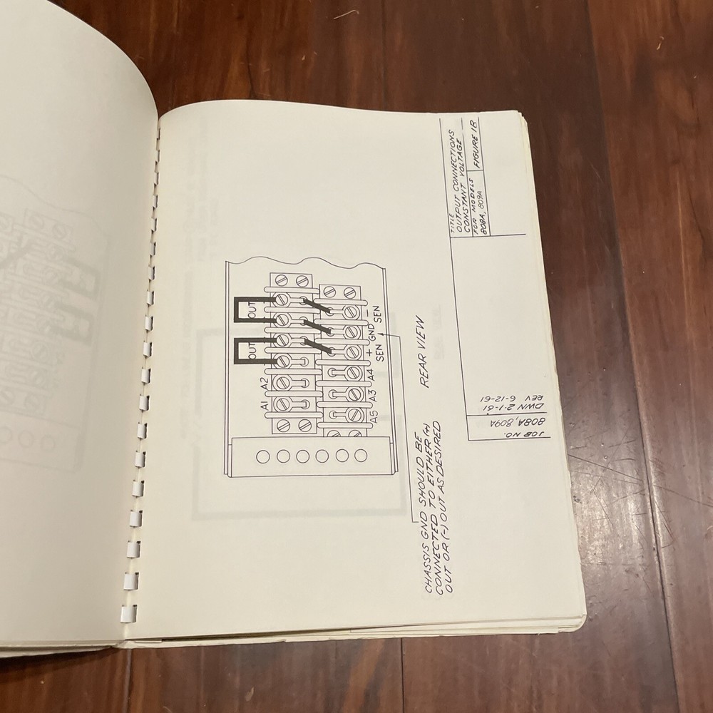 HP/HLAB 808A Power Supply Instruction & Operating Manual