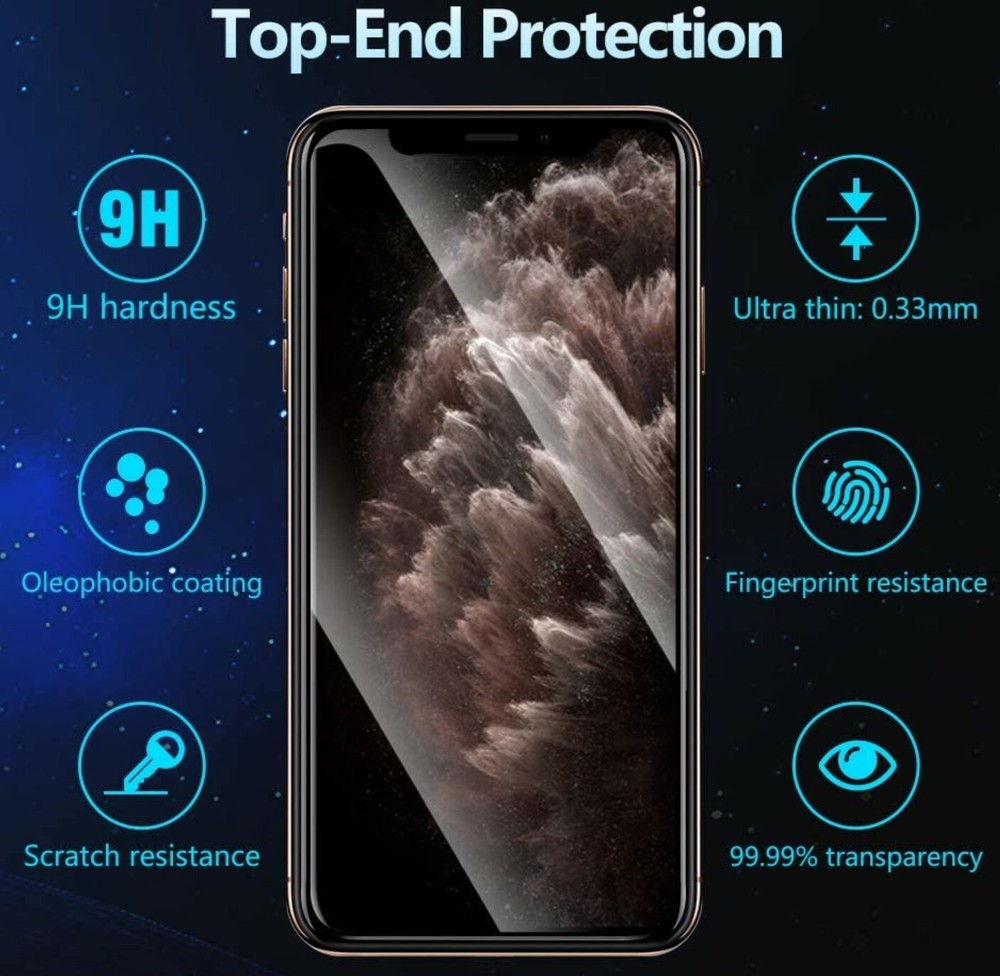 3x FULL Coverage Tempered Glass Screen Protector For iPhone 14 13 12 11 XS /MAX