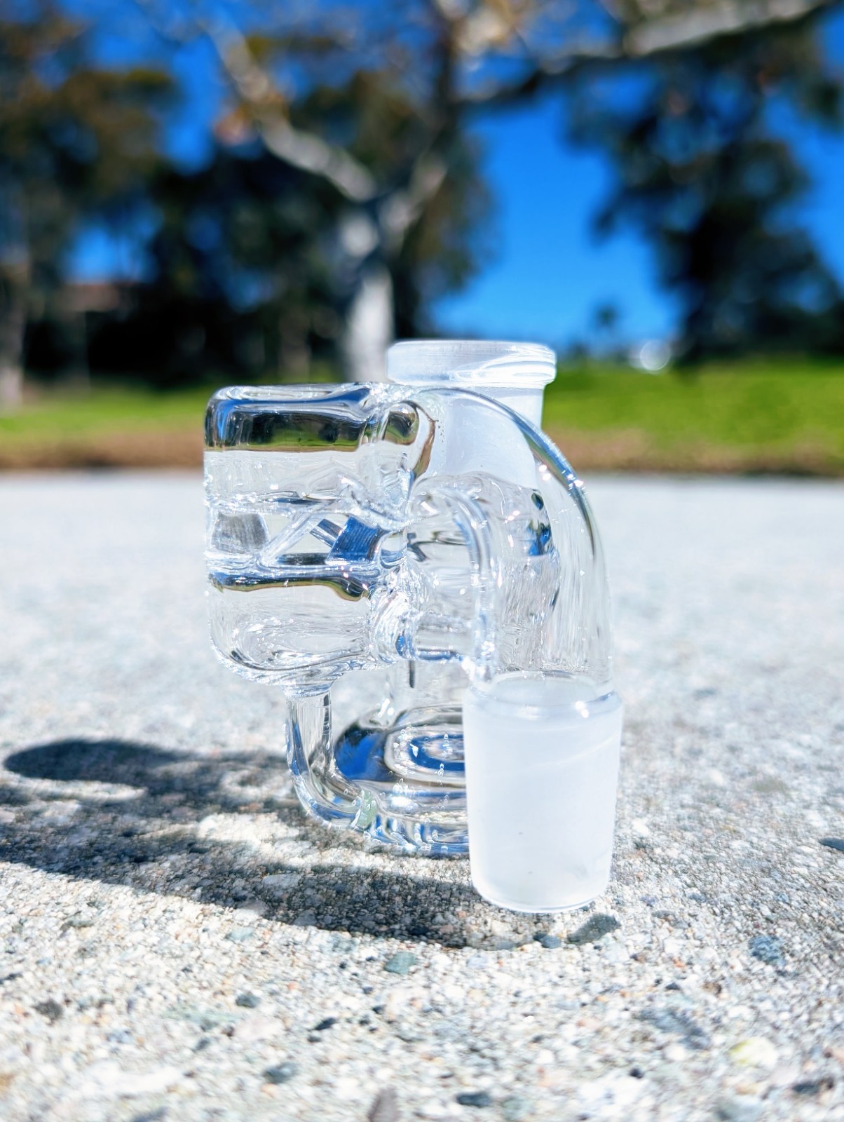 Turbine Perc 18mm 90° Premium Dry Ash Catcher Tobacco Water Pipe Bong Bubbler