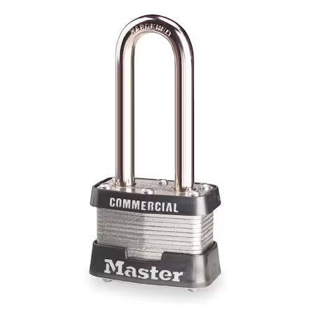 Master Lock 3Kalh-3353 Padlock, Keyed Alike, Standard Shackle, Rectangular