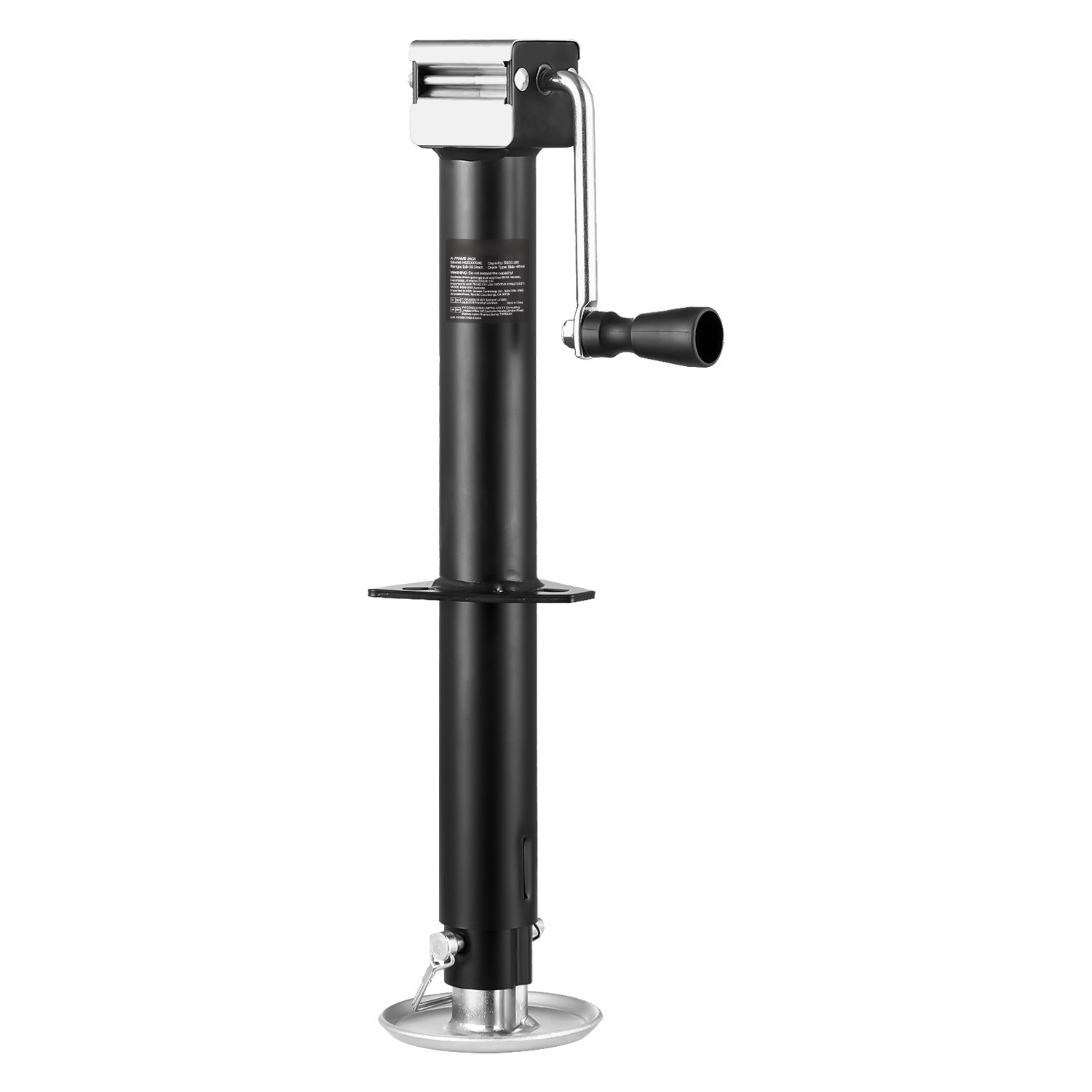 A Frame Trailer Jack Bolt on Trailer Tongue Jack 5000 lbs 15-inch Travel