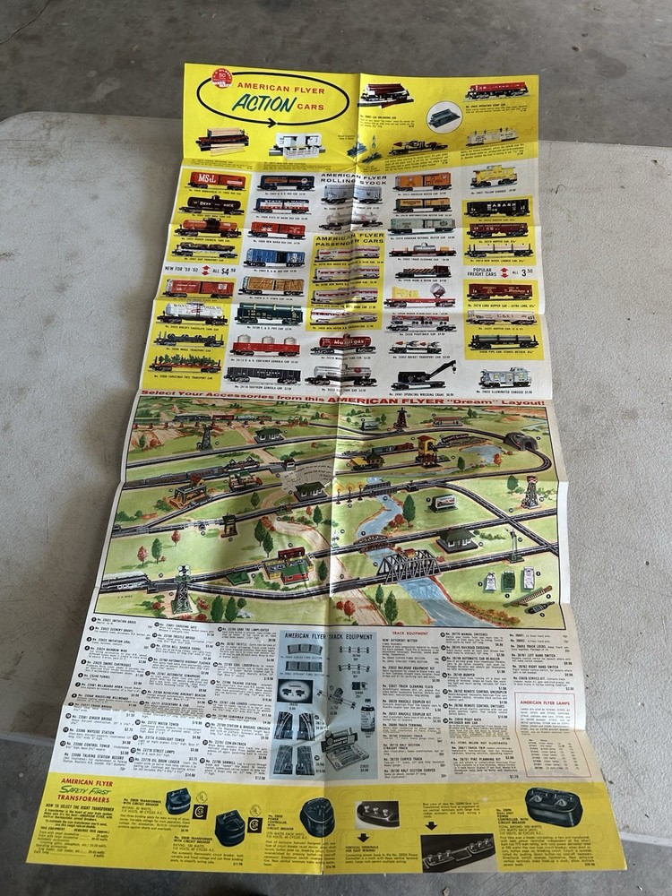 Vintage 1959  American Flyer Train  Catalog
