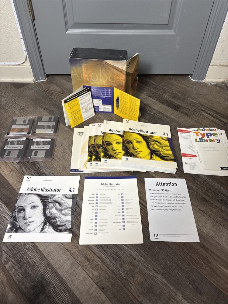 Adobe Illustrator 4.1 Box Set Complete
