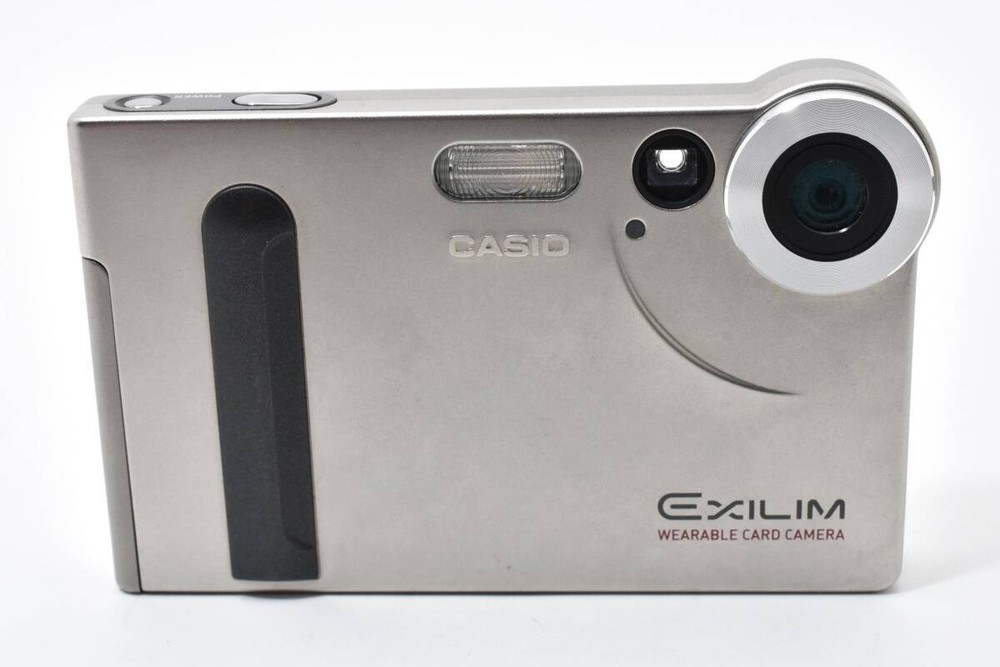 CASIO EXILIM EX-S1 Silver Compact Digital Camera AC100V Tested