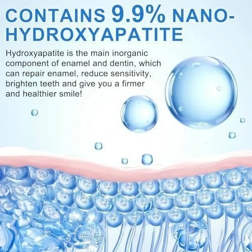 9.9% Hydroxyapatite Toothpaste, 4.23 Oz Nano Hydroxyapatite Toothpaste for Ename
