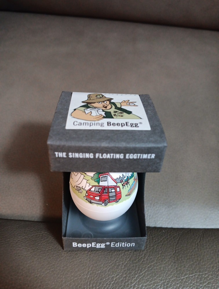 Brainstream Camping BeepEgg Singing and Floating Egg Timer, 2.13"W x 2.17"H