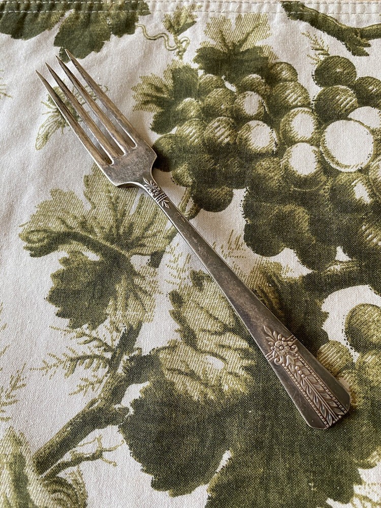 Vintage Vernon Silver Plate 1939 Romford Flatware DINNER FORK 7 1/2” Replacement