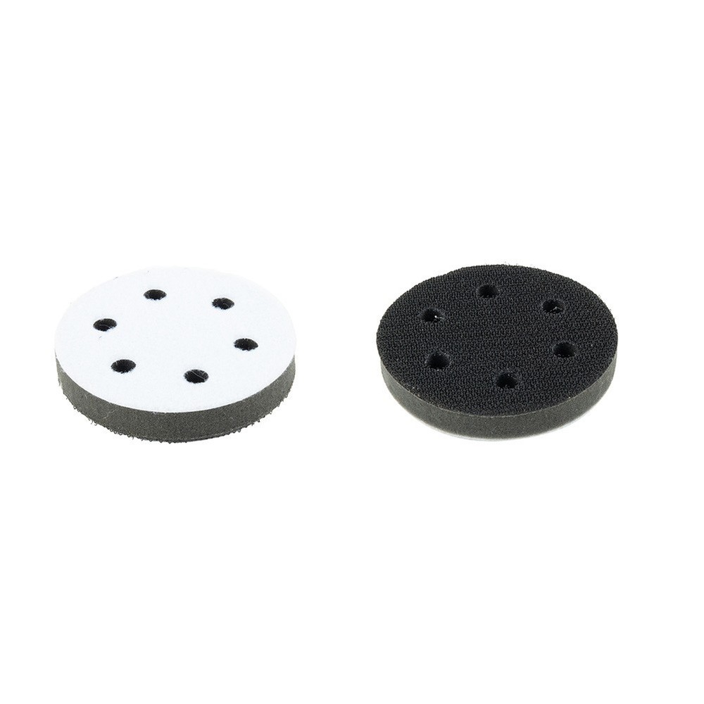 Sponge Interface Pad 2PCS 3inch 6 Holes 8mm For Sanding Pads Replacement