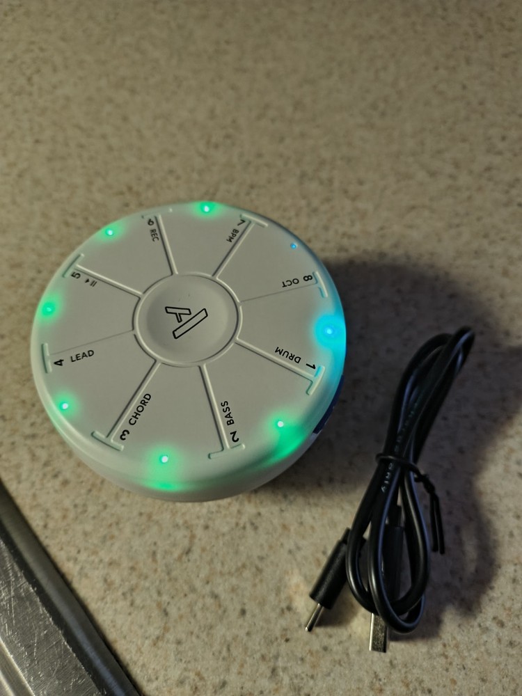 Orba 2 by Artiphon - White – Handheld Synth, Looper, MIDI Controller – Tested