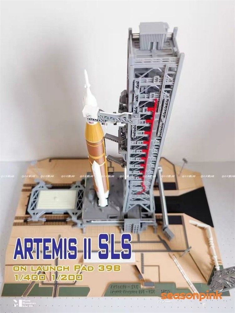 1/400 Artemis SLS Orion Launch Tower Rocket Model 39A Space Shuttle Launch Site