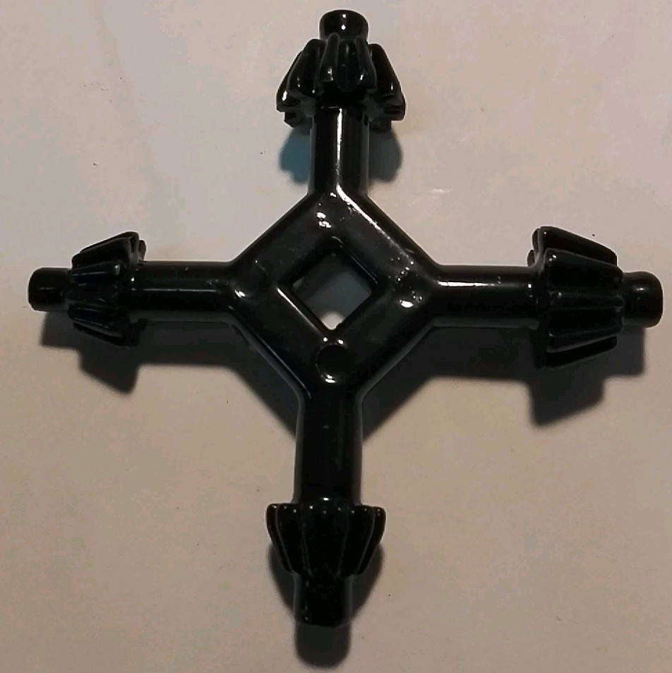 T&E TOOLS TER103 SMALL 4-WAY MASTER CHUCK KEY