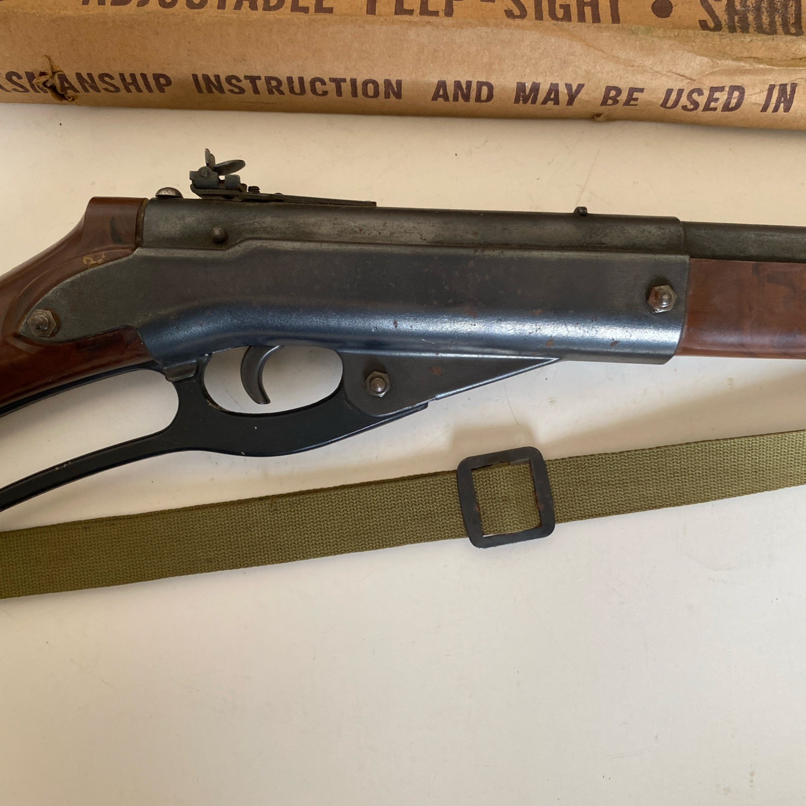 VTG Daisy MFG DEFENDER REPEATER No. 142 Pump Action BB Rifle Plymouth MI W/ Box