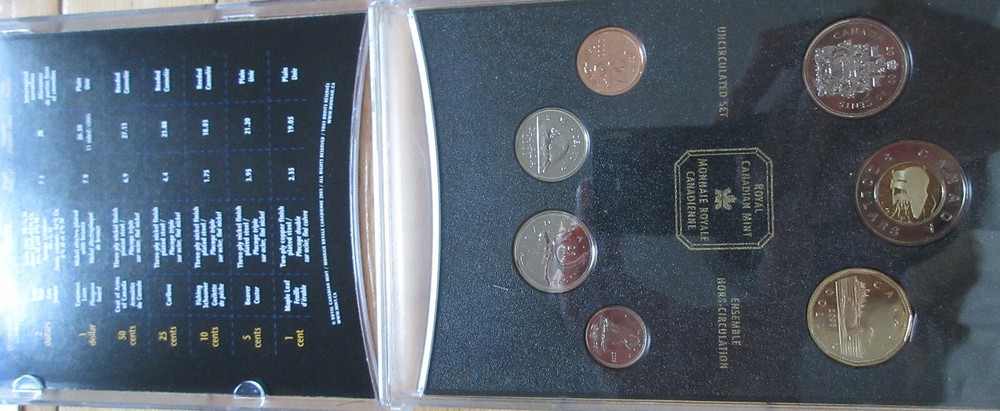 2003 Canada Specimen Mint Set (UNC. 7 Coins Cent to Two-Dollar) RJ