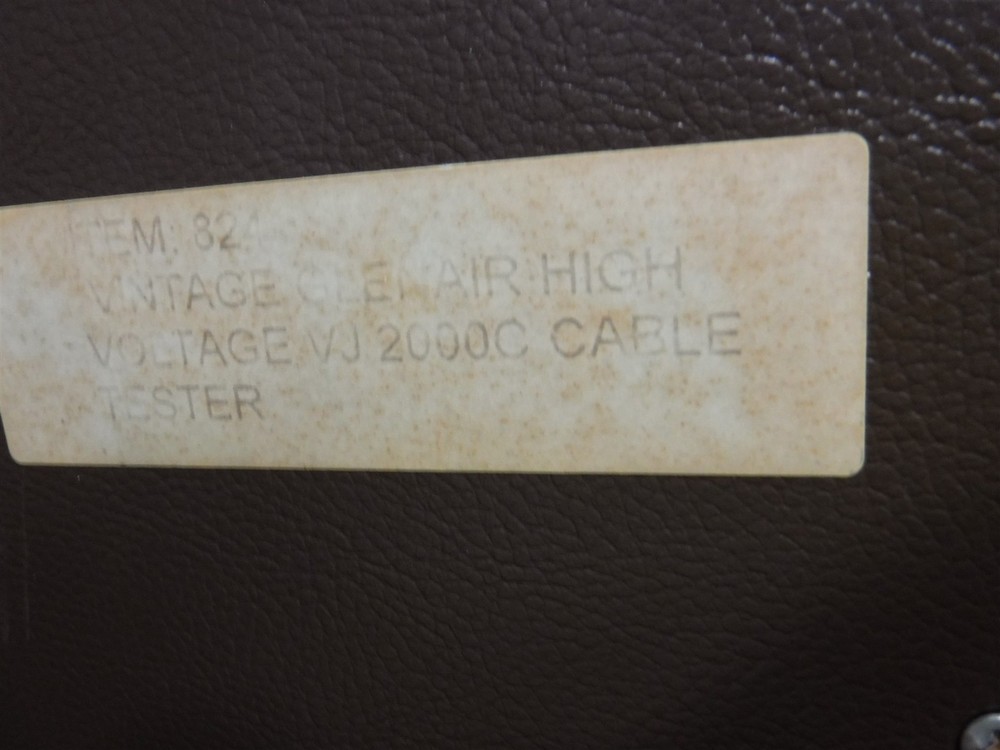 Used Glenair Model VJ2000C-10 High Voltage Cable Tester 3E