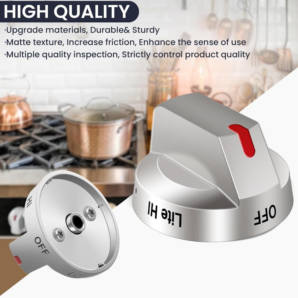 DG94-03955C Samsung NX60A6511SS Knobs Range Oven Knob Replacements, Compatible w