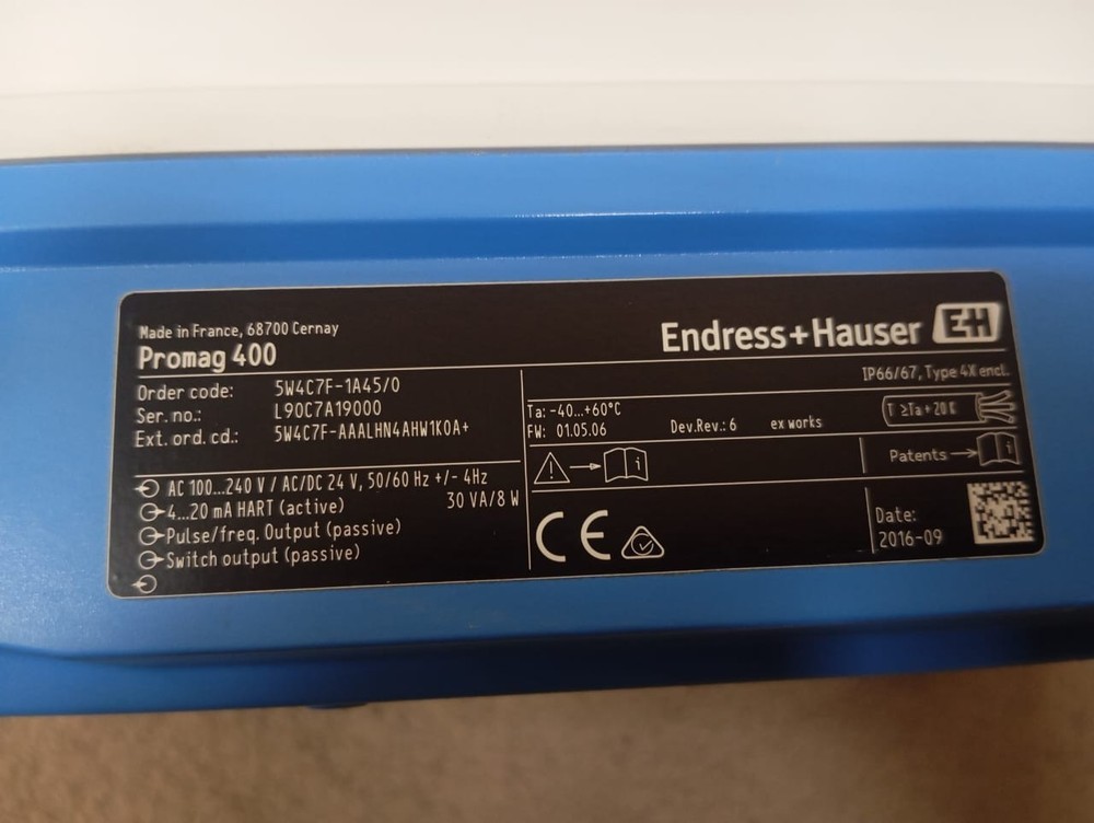 Endress+Hauser / Controller / Promag 400 / 5W4C7F-1A45/0
