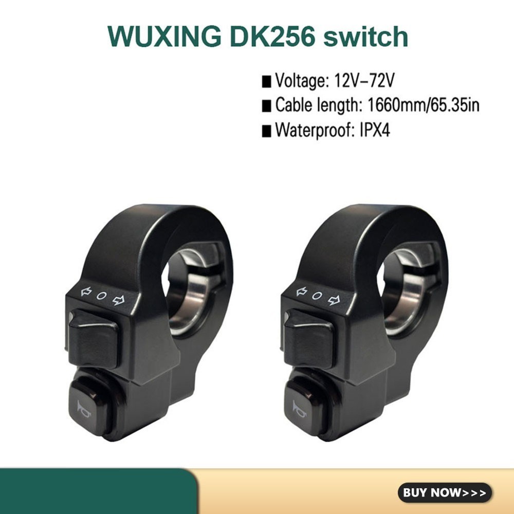 Practical Turn Signal Switch Replacement Waterproof 12V-72V 2In1 Accessories