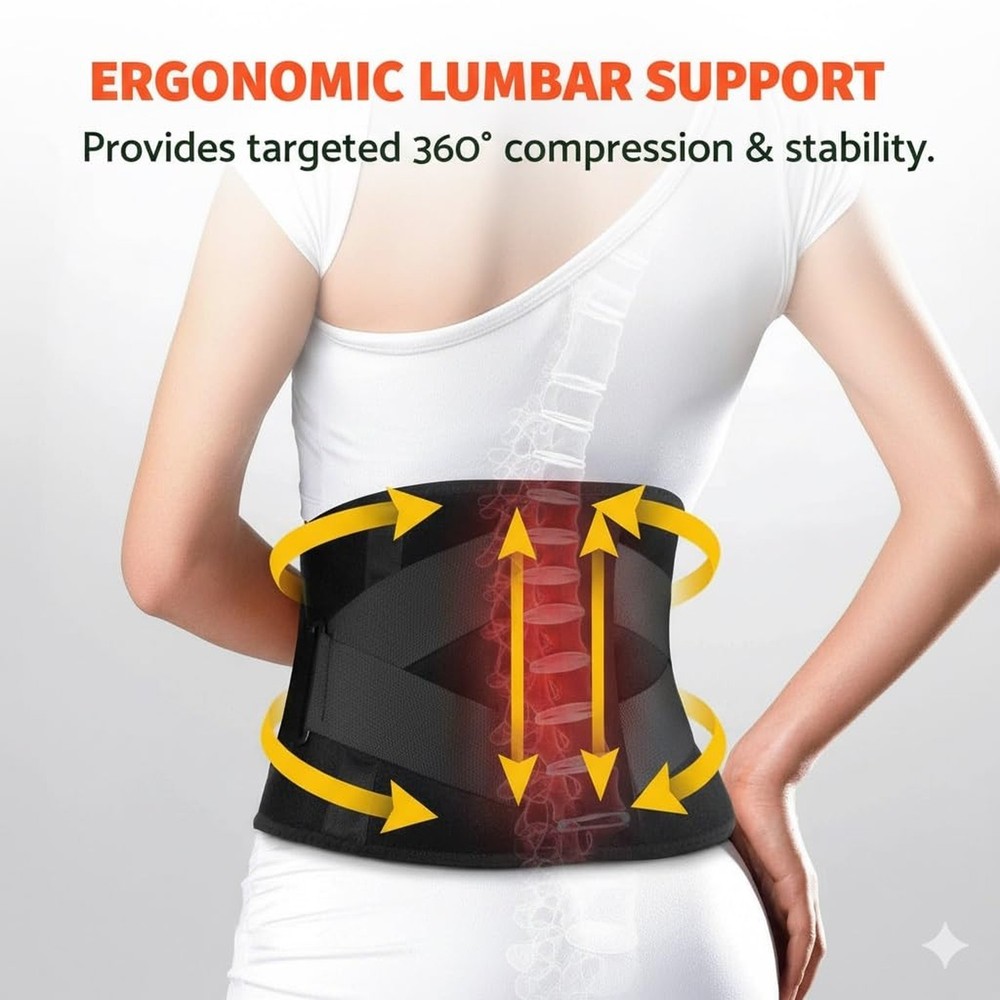 Portable Heating Pad - Cordless Rechargeable Heating Pad with Massager, Lower...