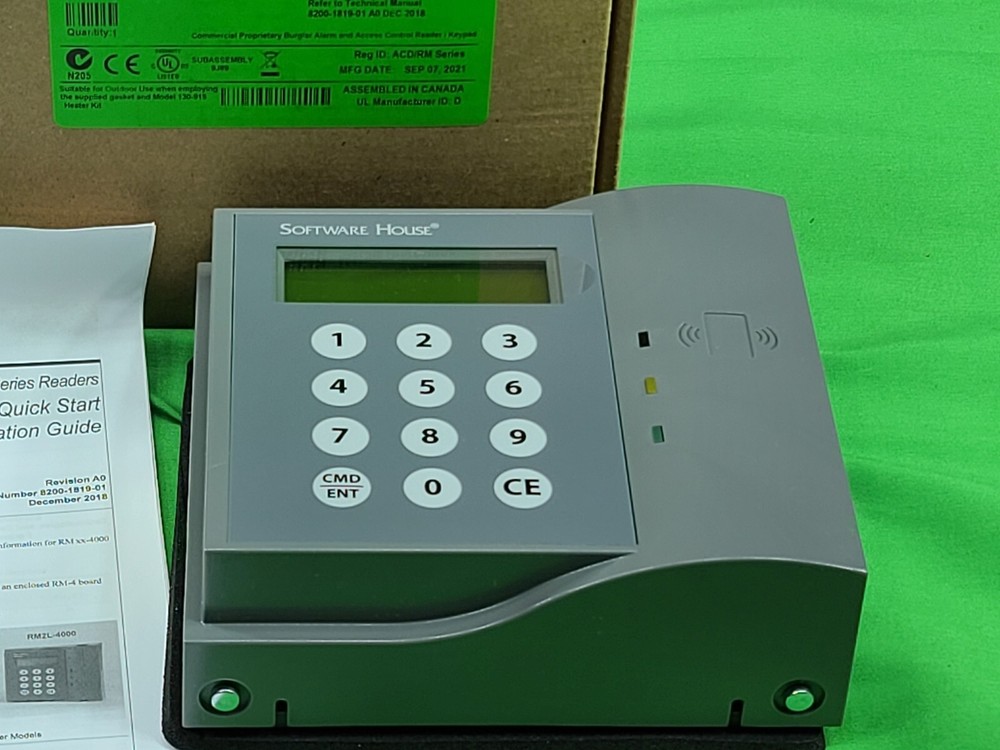 SOFTWARE HOUSE RM2L-4000 MULTI READER W/KEYPAD,LCD