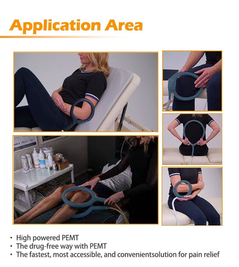Protable PMST Loop PEMF Machine Magnetic Physio Therapy Massage Relax Massage