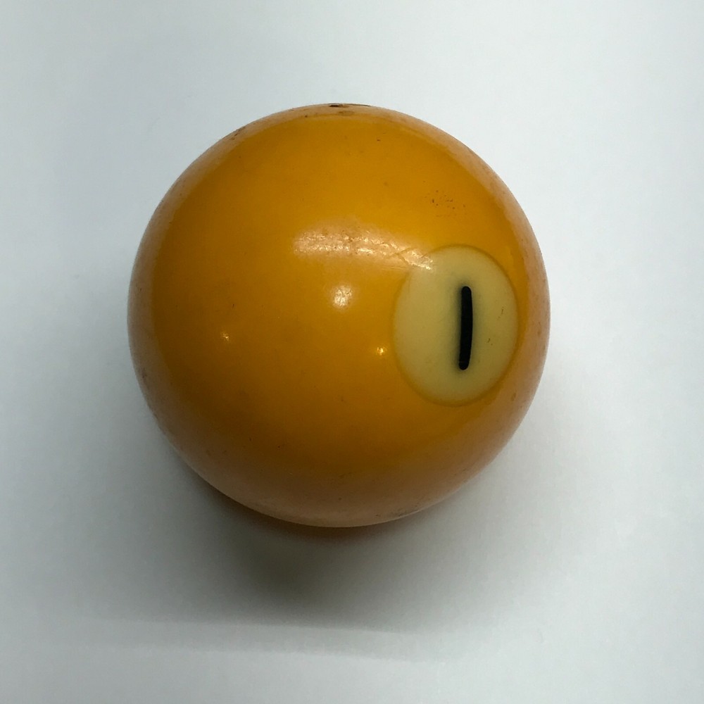 Replacement #1 Billiard Pool Ball 2 1/4" Diameter