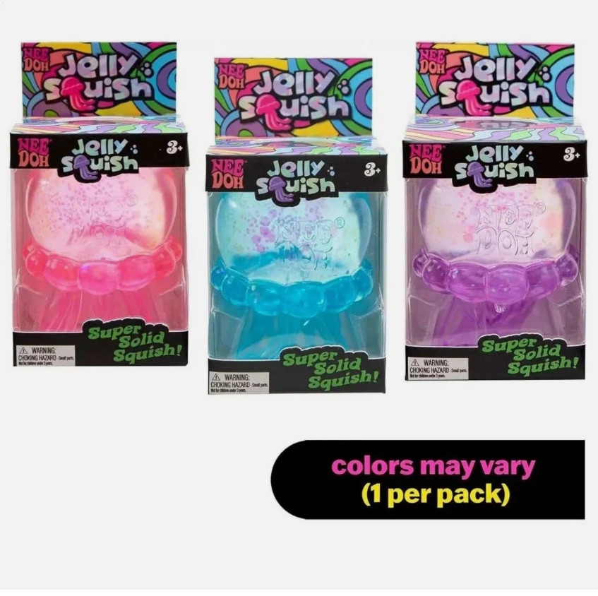 Nee Doh Jellyfish Jelly Squish Stress Toy Fidget Squeeze NeeDoh Trending Special