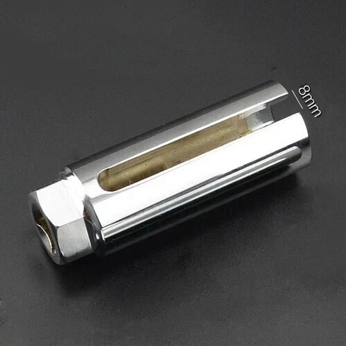 O2 Oxygen Sensor Socket Thread Chaser Set 2PCS O2 Sensor Wrench Removal Tool Kit