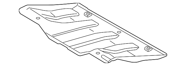 Genuine Land-Rover Lower Shield KRB000122