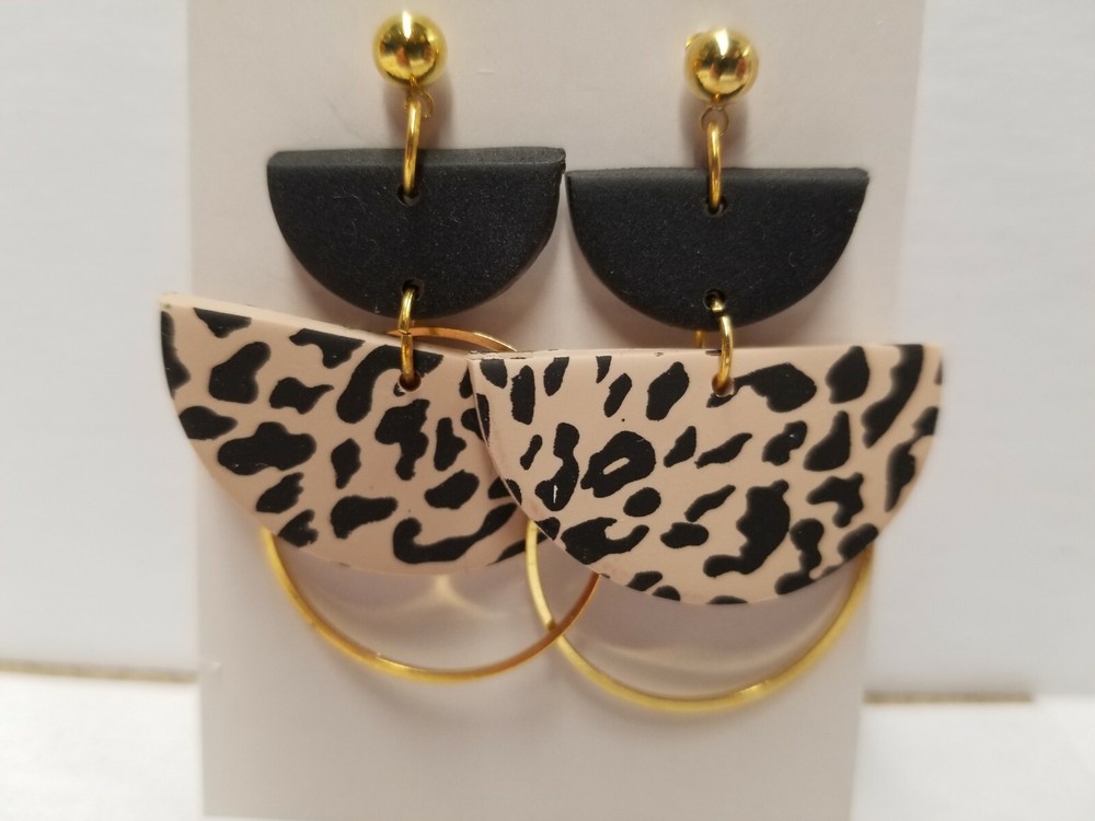Desert Clay Dangle Earrings