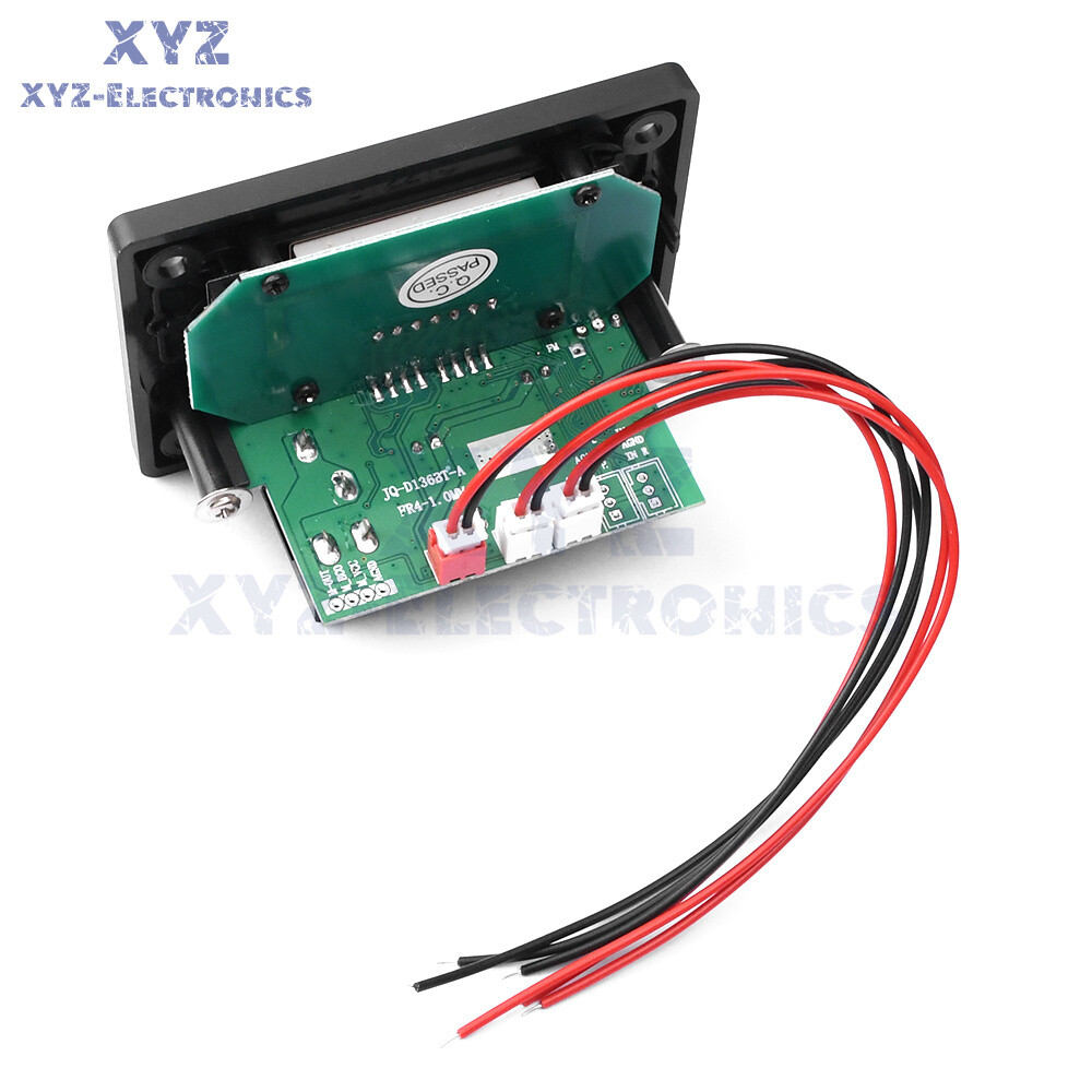 DC7-16V Bluetooth MP3 Decoder Board Car Audio Microphone USB FM Player Speaker