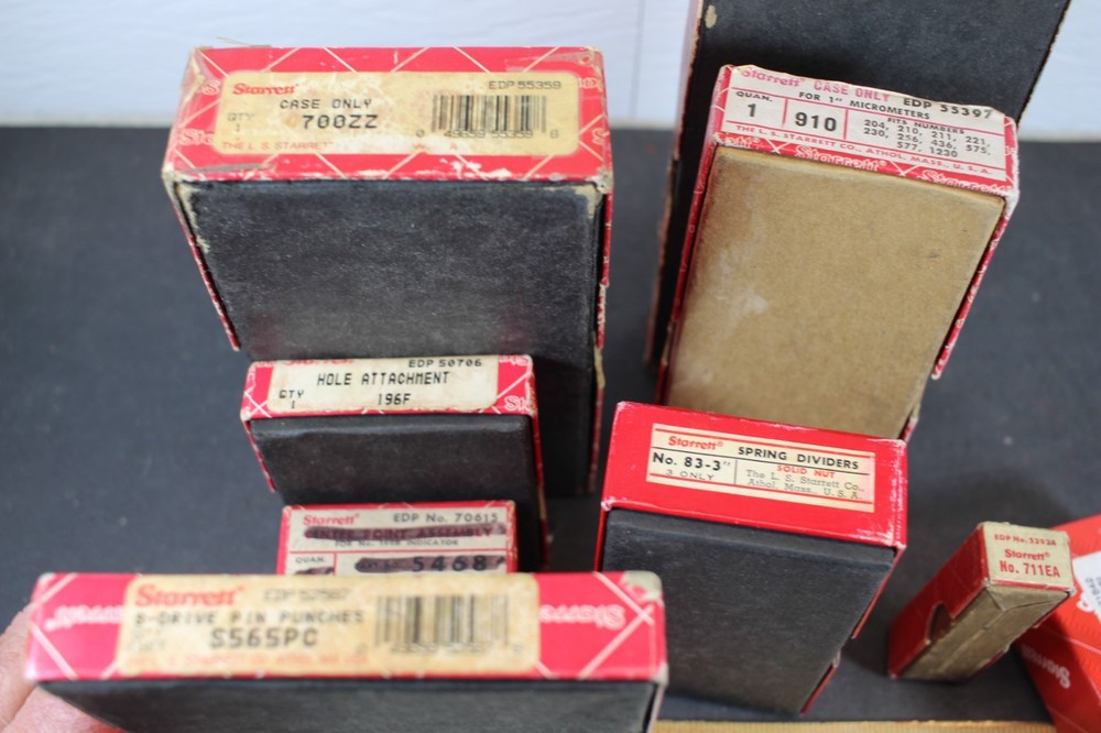 Empty Starrett Boxes