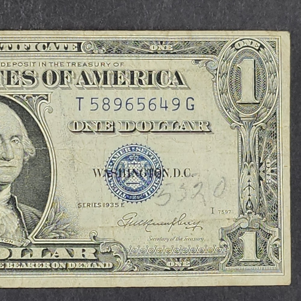 One Dollar Silver Certificate 1 1928B Funnyback 2 1935E