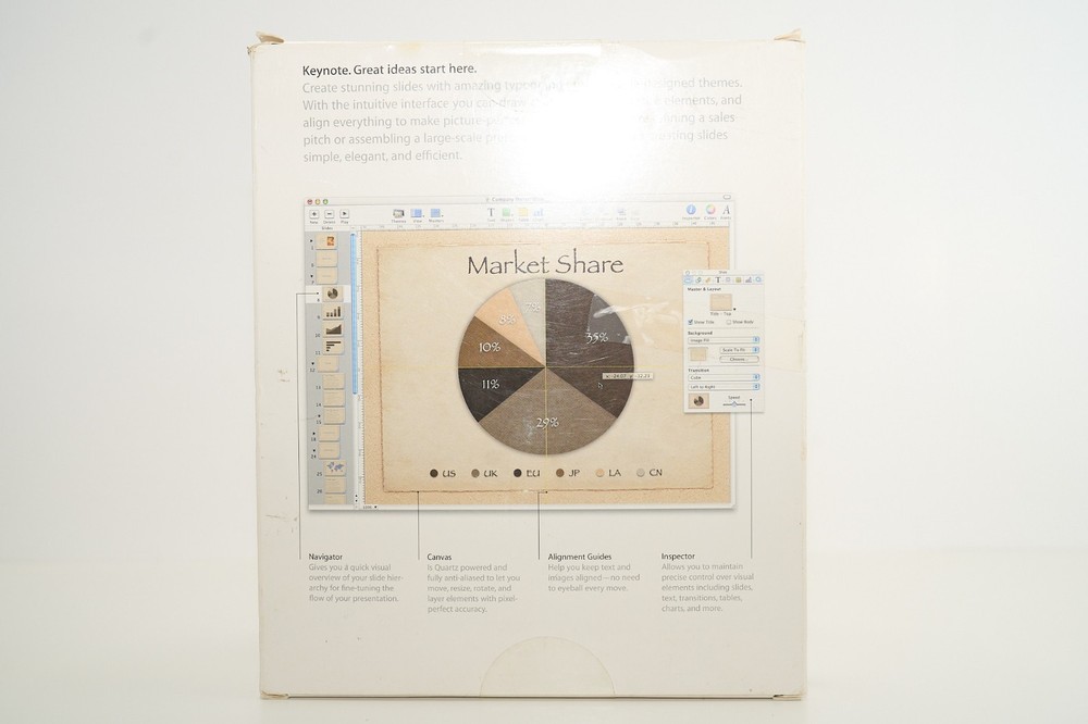 Apple Keynote 2003 Mac M8822Z/A