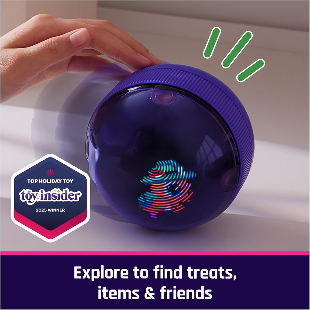 BITZEE Interactive Hamster Ball Toy with 20 Hamsters, Touch-Sensitive Fun