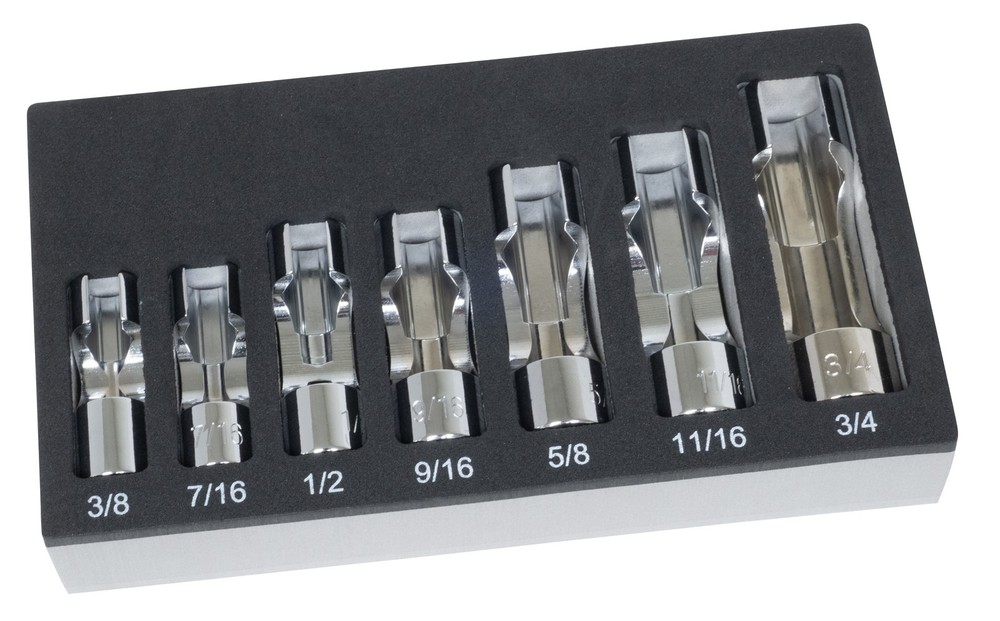 Lisle Sae Flare Nut Socket Set, 7 Pc. (13180)