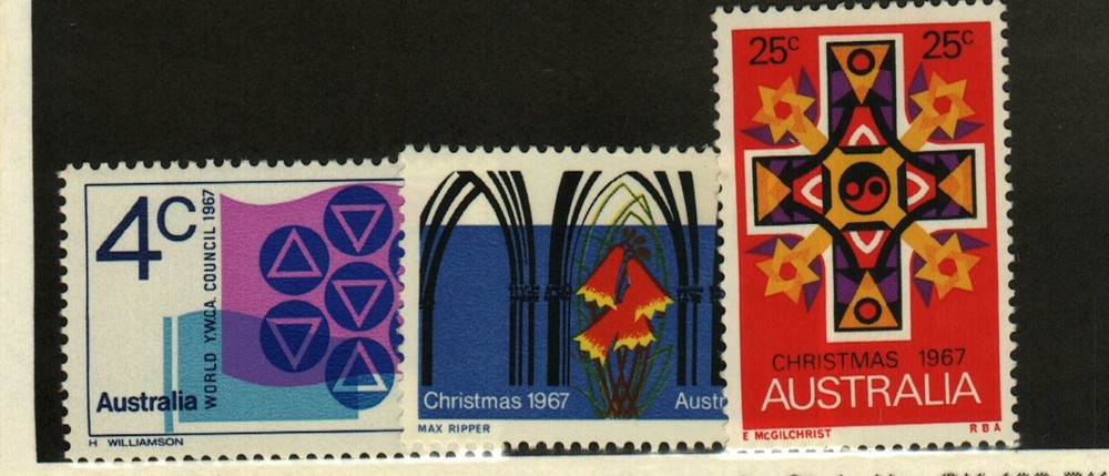 Australia #427, 429-30 MNH