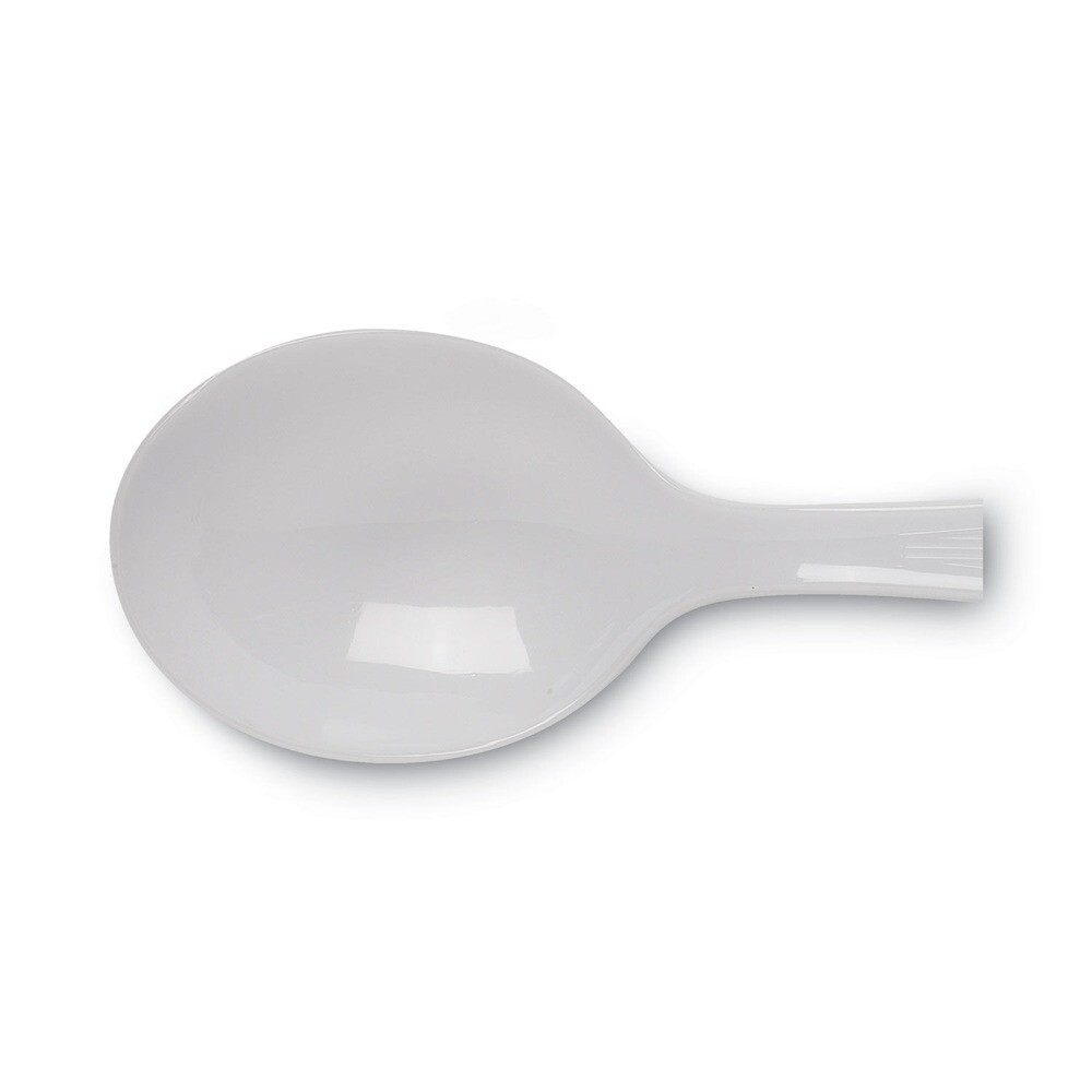 Dixie SH207 Plastic Heavyweight Soup Spoons - White (100/Box) New
