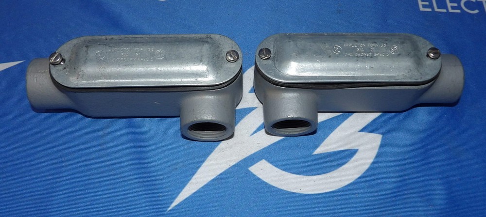 NOS Appleton 3/4" LL27 LR27 Lef and right Form 35 Explosiv e Proof Conduit + ...