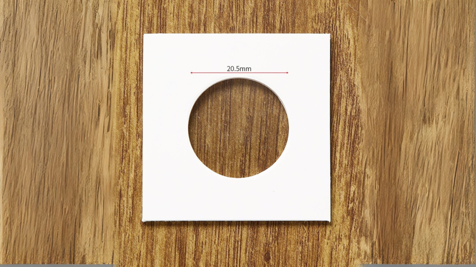 100PCS Cardboard Coin Holders 20.5mm 2"x2" Storage Flips for Pennies & Dimes