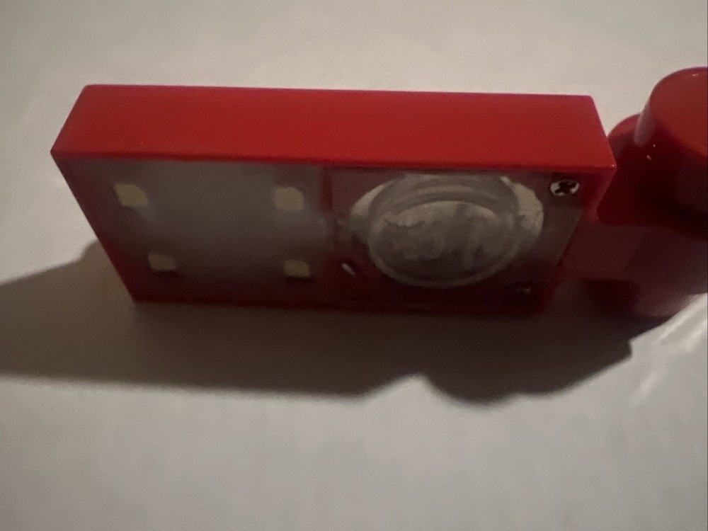 LEGO LED Lite Book Light RED WORKING GREAT CONDITION