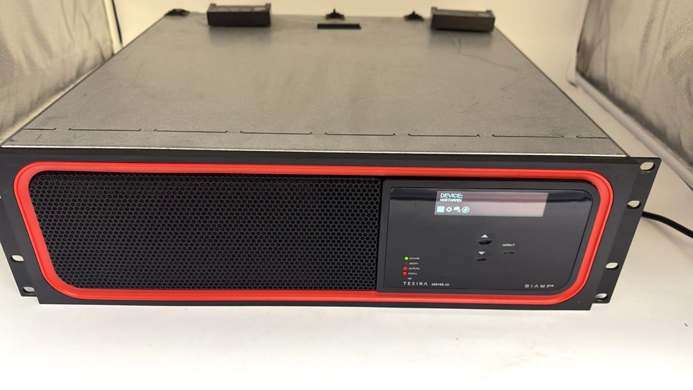 Biamp Systems Tesira SERVER-IO Digital Network Signal Processor DSP P/cord