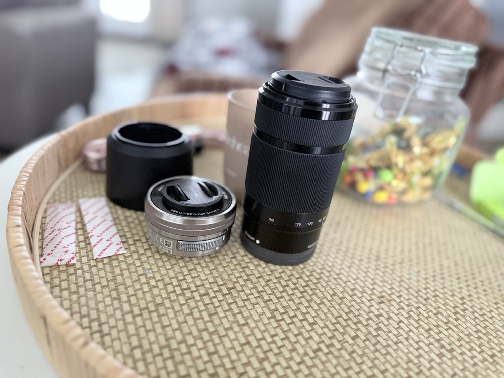 Sony Alpha Camera Bundle with 55-210mm Lens & LCS-U21 Carrying Case